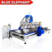 Fabrik lieferung holz cnc gravur 4 achsen 1325 4 spindeln holzbearbeitung cnc router aus China